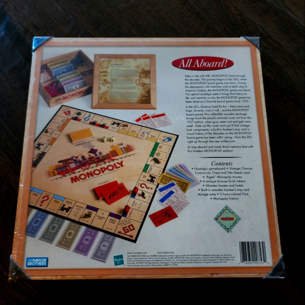 Monopoly - train edition *still shrink wrapped*